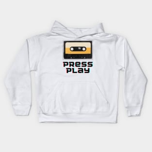 Cassette Tape retro design Kids Hoodie